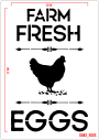 STENCIL EGGS 23 x 37 cm