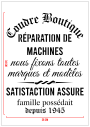 STENCIL COUDRE BOUTIQUE 26 x 34 cm