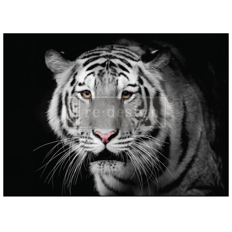 FOGLIO PER DECOUPAGE MONOCHROME MAJESTY