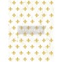 TRANSFER ORO FLEUR DE LIS 45,7 x 61 cm