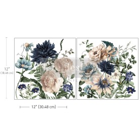 MAXI TRANSFER CERULEAN BLOOMS