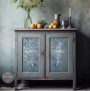 STENCIL CERULEAN BLOOMS