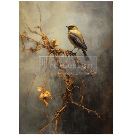 FOGLIO PER DECOUPAGE RUSTIC REFUGE