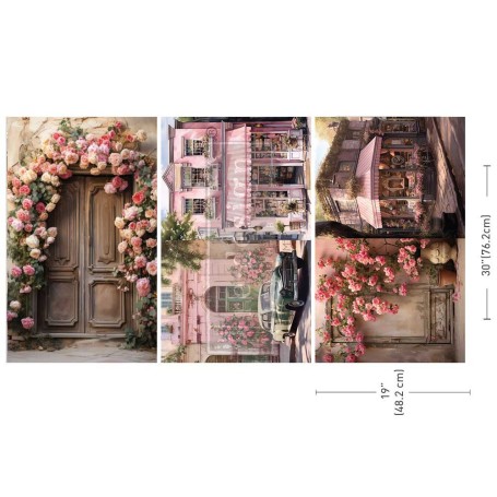 FOGLIO PER DECOUPAGE BLUSH BLOSSOM BOULEVARD