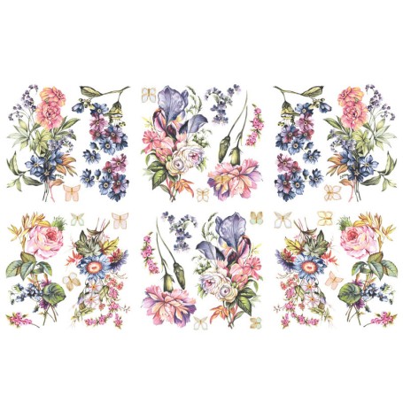 TRANSFER HOKUS POKUS VINTAGE BLOOMS