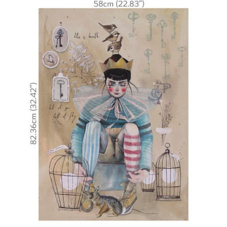 DECOUPAGE HOKUS POKUS LET IT FLY