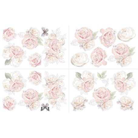 TRANSFER HOKUS POKUS JARDIN DE ROSES