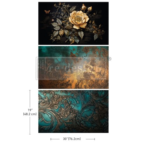 FOGLIO PER DECOUPAGE PETALS ADORNED
