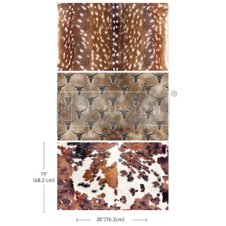 FOGLIO PER DECOUPAGE RANCH ROAMERS