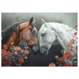 FOGLIO PER DECOUPAGE WILD HEARTS