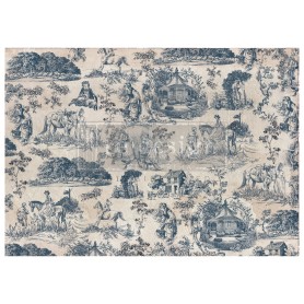 FOGLIO PER DECOUPAGE KACHA TOILE DE JOUY