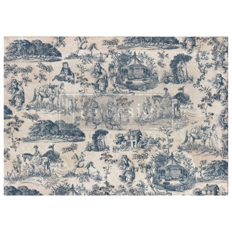 FOGLIO PER DECOUPAGE KACHA TOILE DE JOUY