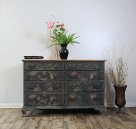 FOGLIO PER DECOUPAGE FLORAL PAISLEY