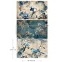 FOGLIO PER DECOUPAGE SAPPHIRE WINGS