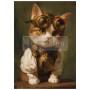 FOGLIO PER DECOUPAGE CLOCKWORK KITTY
