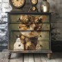 FOGLIO PER DECOUPAGE CLOCKWORK KITTY
