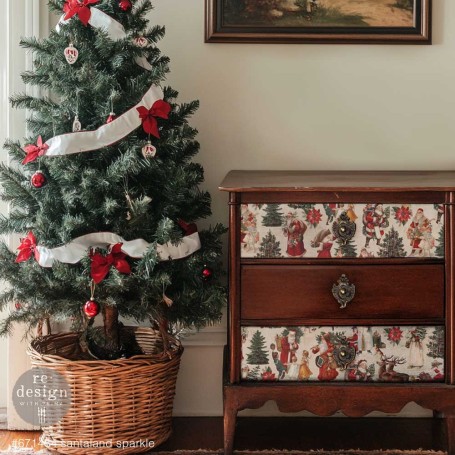 Santaland Sparkle Decoupage