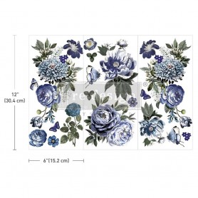 INDIGO PETAL SMALL TRANSFER