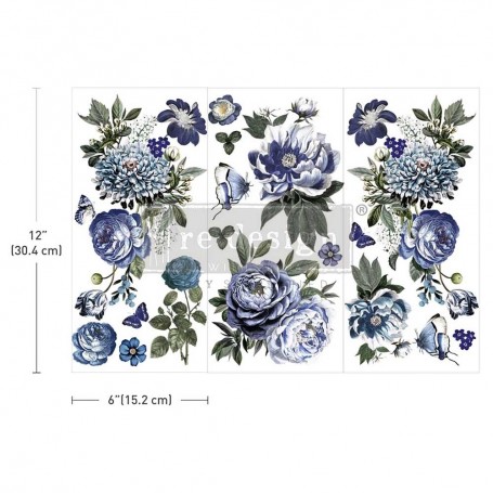 INDIGO PETAL SMALL TRANSFER
