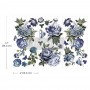 INDIGO PETAL SMALL TRANSFER