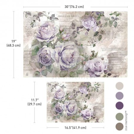 Decoupage Fiber Paper Set - Soft Veil
